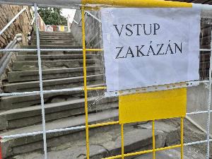 Máchovy schody uzavřeny