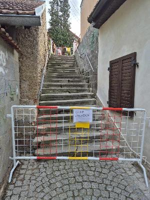 Máchovy schody uzavřeny